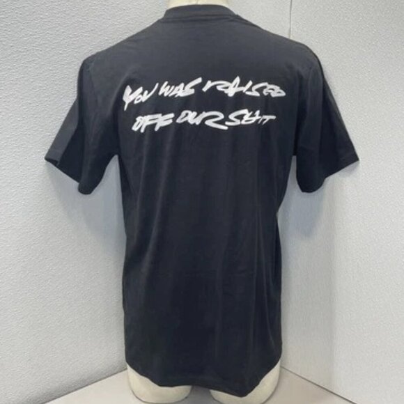 NEW SUPREME Men's Tee Futura Box Logo T-Shirt Size L Black - Picture 2 of 8